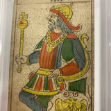 The Emperor .  c.1839 Tarot Marseille Bernardin Suzanne