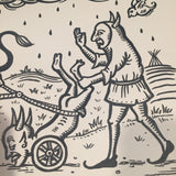 #28 The Farmer-Ink Drawing-Oracle of Black Enchantment