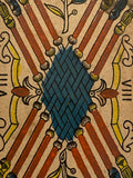 “8 of Swords”- Historical Antique Hand Painted Tarot Card 1890s