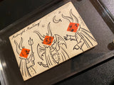 ‘Midnight Meeting’ Original Ink Transformation Playing Card on c.1830