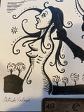 #40-The Outing-Ink Drawing-Oracle of Black Enchantment
