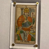 The Hierophant.  c.1839 Tarot Marseille Bernardin Suzanne