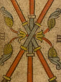 3 of Wands-c.1839 Tarot Marseille Bernardin Suzanne