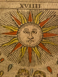 The Sun-c.1839 Tarot Marseille Bernardin Suzanne