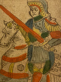 Knight of Swords-c.1839 Tarot Marseille Bernardin Suzanne