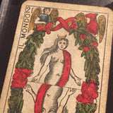 “The World”-Authentic Antique Tarot Card 1930