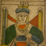 Justice.  c.1839 Tarot Marseille Bernardin Suzanne
