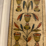 “5 of Cups”-Historical Antique Hand Painted Tarot Card 1850