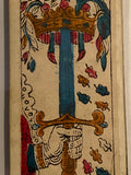 Ace of Swords-Original Edoardo Dotti, Milan, Italy, c. 1865
