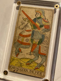 Knight of Swords-c.1839 Tarot Marseille Bernardin Suzanne