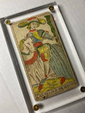 Knight of Wands -c.1839 Tarot Marseille Bernardin Suzanne
