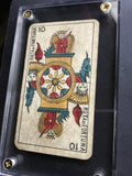“The Wheel of Fortune”-Authentic Antique Tarot Card 1930