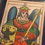 “The Empress”- Historical Antique Hand Painted Tarot Card 1890s