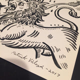 #21 The Attack-Ink Drawing-Oracle of Black Enchantment