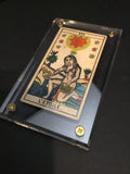 “The Star”-Historical Antique Hand Painted Tarot Card 1890s