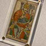 The Hierophant.  c.1839 Tarot Marseille Bernardin Suzanne