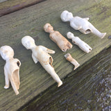 Broken Boys- Lot of 5 Authentic 1860s Bisque figures (Frozen Charles)