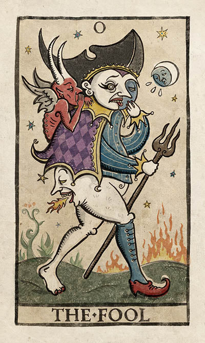 Fool Edision The Fool - Limited Edition Giclée Print – Deviant Moon Inc
