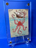 “The Kraken-Ace of Hearts’ Original Ink Transformation Playing Card