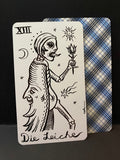 “Die Leiche-The Corpse” OOAK Ink on Blank Tarot Card