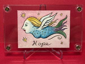 “Hope” A Little Bluebird-Artist Trading Card