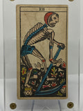 “Death”- Historical Antique Hand Painted Tarot Card 1890s