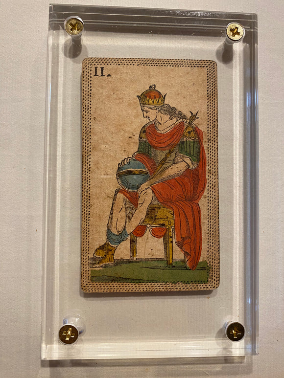 The Empress -Historical Minchiate Tarot Card c.1850