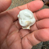 Little Mary. Authentic  Porcelain Doll Head. 1860