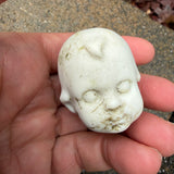 Ghostly Gustavo. Authentic  Porcelain Doll Head. 1860