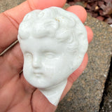 Pale Edna . Authentic  Porcelain Doll Head. 1860