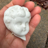 Pale Edna . Authentic  Porcelain Doll Head. 1860