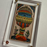 “Ace of Cups”- Historical Antique Hand Painted Tarot Card 1890s