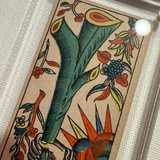 “Ace of Wands”- Historical Antique Hand Painted Tarot Card 1890s