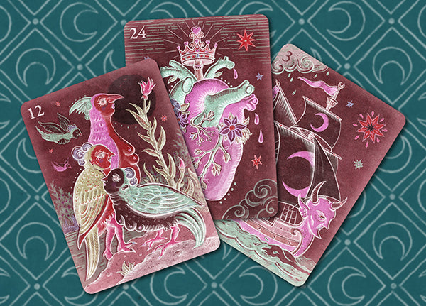 Lenormand della Luna: Paradoxical Rose (500 LIMITED) – Deviant