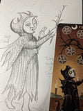 “Little Witch” Original Deviant Moon Tarot Concept Sketch