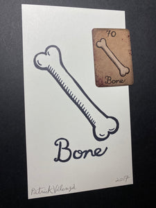 Bone/Mildred Payne- Original Ink Drawing/ Signed