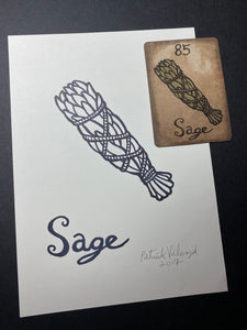 Sage/Mildred Payne- Original Ink Drawing/ Signed