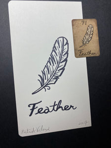 Feather/Mildred Payne- Original Ink Drawing/ Signed