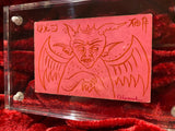 ‘Demon Wings” Original Ink Transformation Playing Card