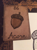 "The Acorn" Mildred Payne Oracle Original Ink Drawing