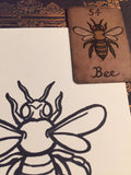 "The Bee" Mildred Payne Oracle Original Ink Drawing