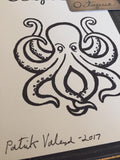 "The Octopus" Mildred Payne Oracle Original Ink Drawing