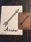 "The Arrow" Mildred Payne Oracle Original Ink Drawing