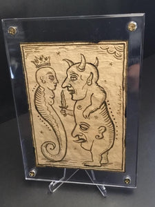 "Serpent and Demon"- Original Ink Spell Sheet (Signed)