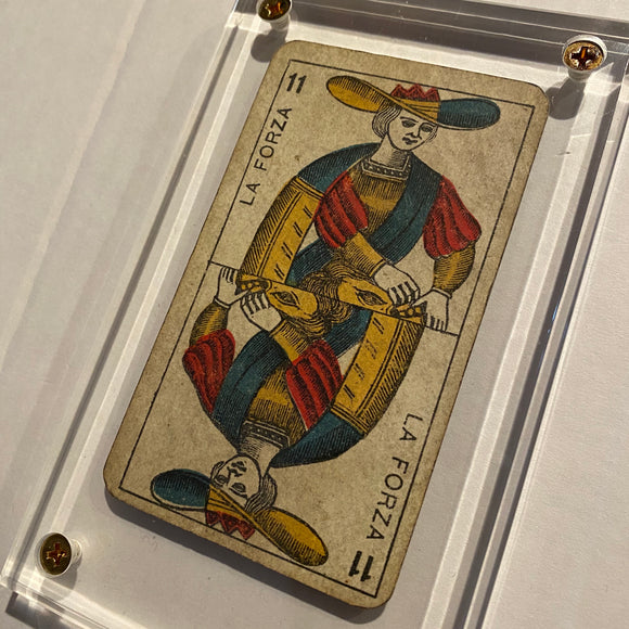 “Strength”-Authentic Antique Tarot Card 1930