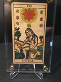 “The Star”-Historical Antique Hand Painted Tarot Card 1890s