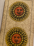 “2 of Coins”-Authentic Antique Tarot Card 1920.  G. Cassini  Brescia