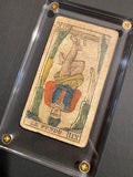 ‘The Hanged Man”- Historical Antique Hand Painted Tarot Card 1850