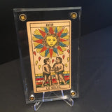 “The Sun”-Original Antique Hand Painted Tarot Card 1890s