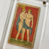 “Gemini” -Historical Minchiate Tarot Card c.1850